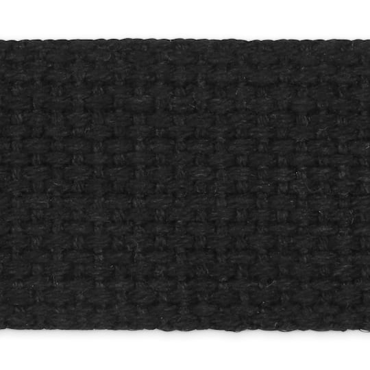 Dritz® 1.25" Black Cotton Belting for Straps and Handles